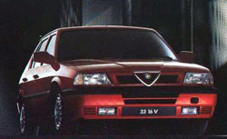 avant alfa romeo 33 16v