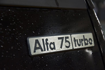 fiche technique performances alfa romeo 75 turbo