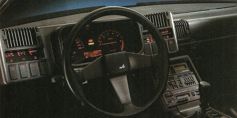 int&eacute;rieur alpine gta mille miles