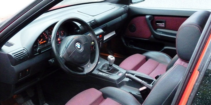 int&eacute;rieur bmw 323ti e36 sieges sport