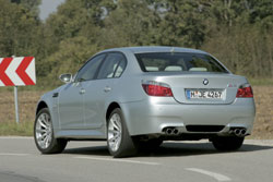 tenue de route BMW M5 E60