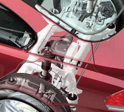 train arriere BMW M6 E63