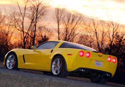 arriere chevrolet corvette c6 z06