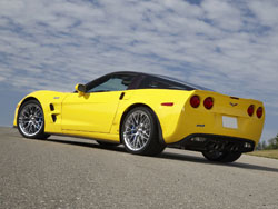 arriere chevrolet corvette c6 zr-1