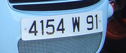 controle technique  identification v&eacute;hicule