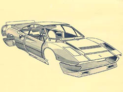 carrosserie ferrari 288 gto