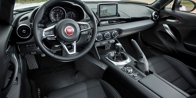 int&eacute;rieur fiat 124 spider 2016