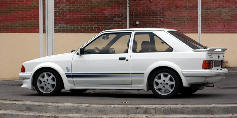 arriere ford escort III rs turbo s&eacute;rie 1