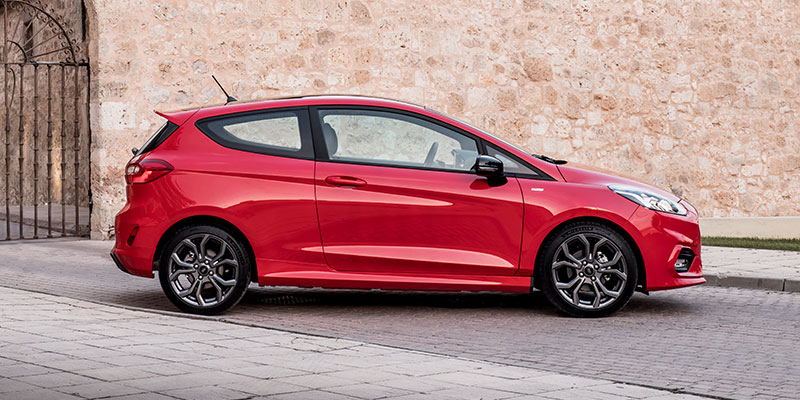 ford fiesta 7 st line 2018 profil