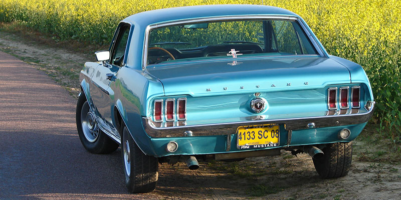 arriere ford mustang mk1 coup&eacute; 289ci