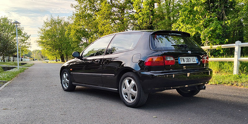 arriere honda civic vti eg6 1.6 160 ch