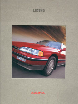 brochure catalogue honda legend mk1