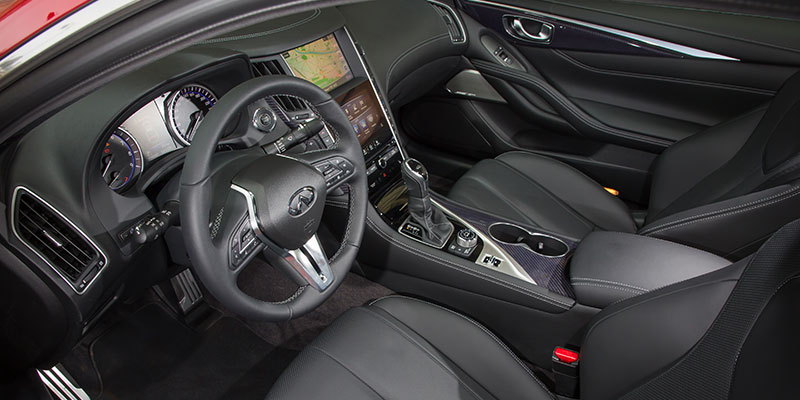 interieur infiniti q60s v6 3.0t