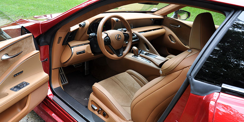 int&eacute;rieur lexus lc 500 sport+