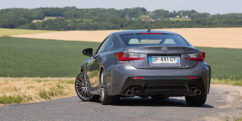 arri&egrave;re lexus rc-f