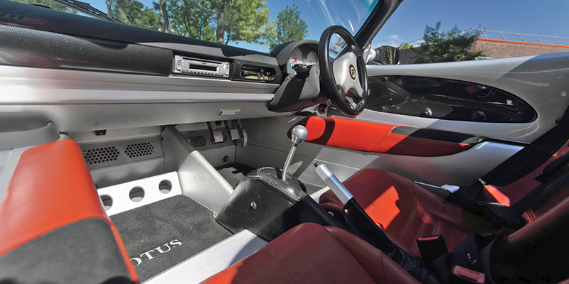 int&eacute;rieur lotus elise s1 111s