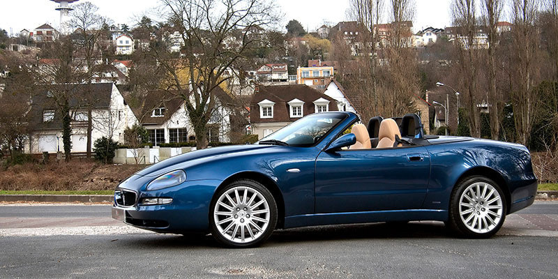 essai performances maserati spyder 4200