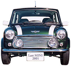 derni&egrave;re mini cooper 2001