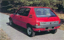arriere peugeot 205 xs
