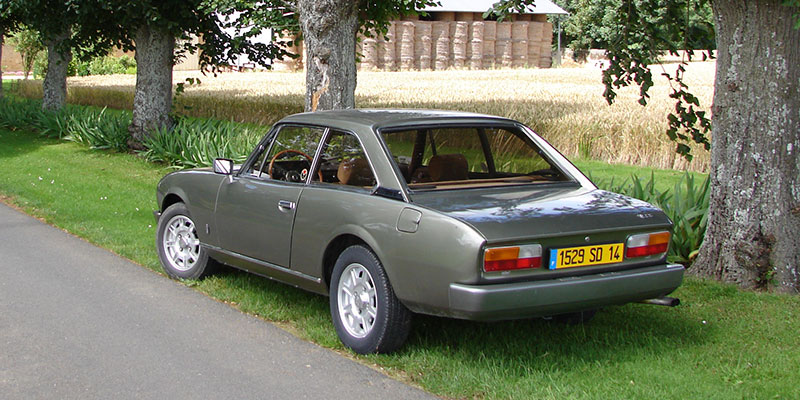 arriere peugeot 504 coup&eacute; v6ti