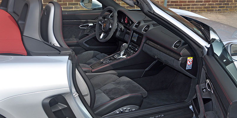 int&eacute;rieur porsche 718 boxster gts pack gts