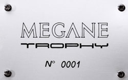 plaque num&eacute;rot&eacute;e renault megane 2 rs trophy