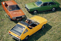 coup&eacute;s renault 15 et renault 17