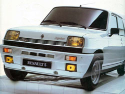 renault 5 alpine turbo laur&eacute;ate