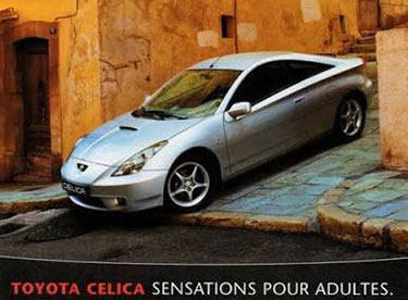 publicite epoque toyota celica ts 192