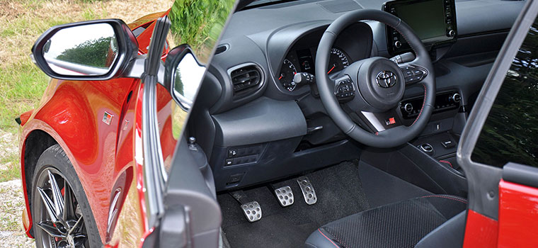 int&eacute;rieur toyota gr yaris track pack
