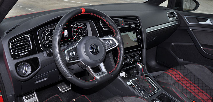 int&eacute;rieur volkswagen golf 7 gti tcr2019