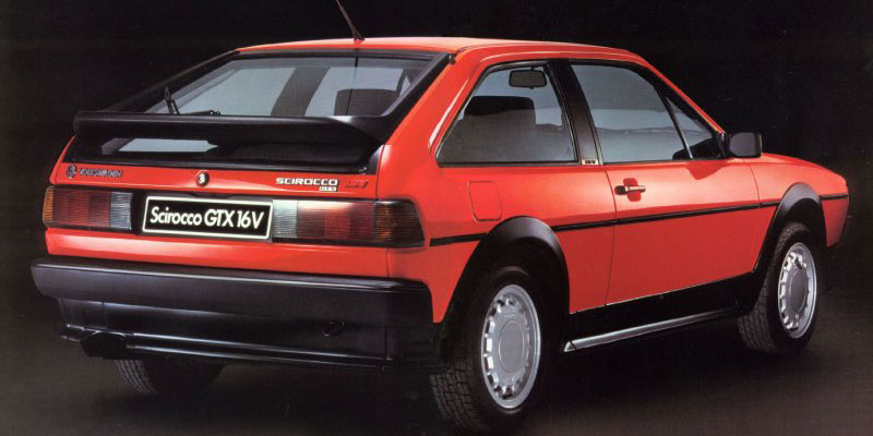 volkswagen coup&eacute; scirocco gtx 16v s&eacute;rie 2