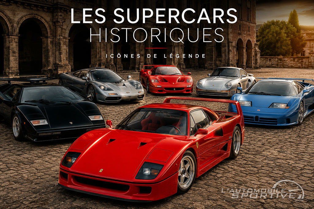 les supercars historiques les plus emblématiques