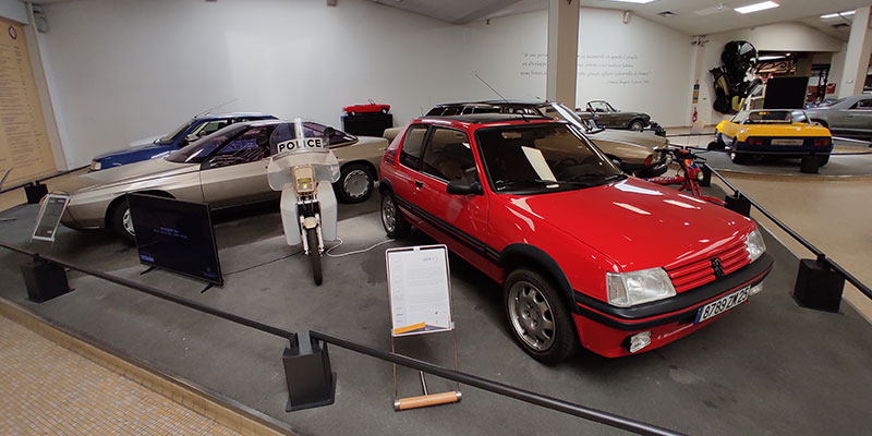 visite mus&eacute;e aventure peugeot sochaux ann&eacute;es 80-90 205 gti