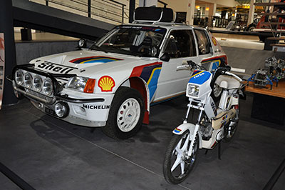 mus&eacute;e aventure peugeot sochaux peugeot 205 t16 103 turbo 16 mobylette