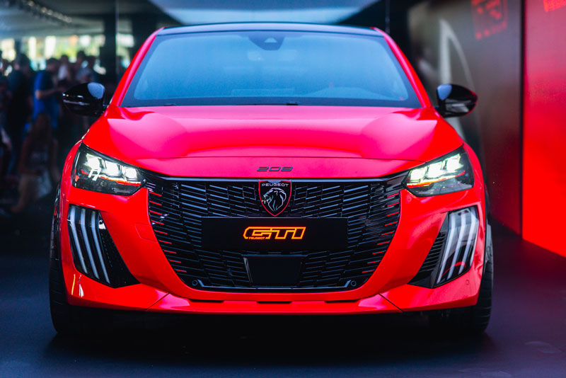 peugeot e-208 gti électrique le mans