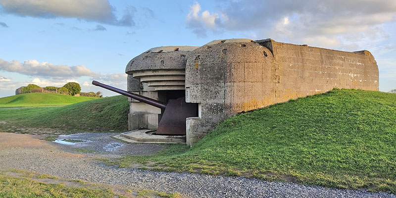 batterie allemande longues sur mer calvados