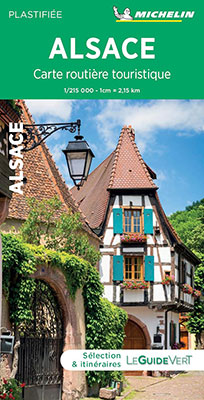 Carte routi&egrave;re touristique Alsace (611)