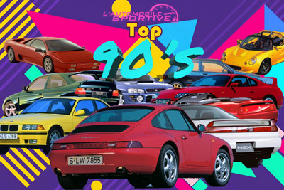 top 10 voitures de sport embl&eacute;matiques des ann&eacute;es 90